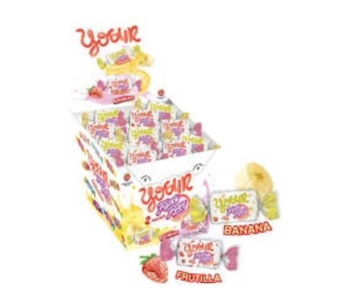 GOLO CARAMELO FLYNN PAFF YOGUR FRUTILLA Y BANANA X 70 UNIDADES x 1